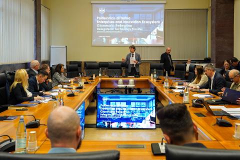 L'incontro istituzionale al Politecnico