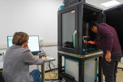 In the research lab led by Professor Fabris