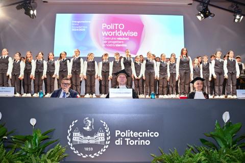 L'intervento musicale del Coro di voci bianche del Teatro Regio Torino