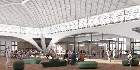 Torino Esposizioni, indoor environments