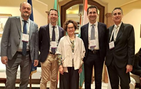 I cinque Rettori italiani rappresentanti della CRUI nella missione in India