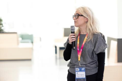 Marta Pognant, Project Manager of the CLUSTER network for Politecnico di Torino presidency
