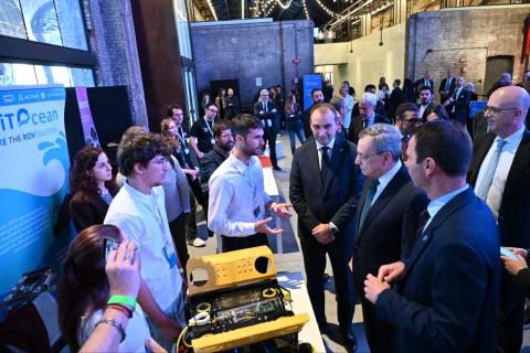 Il Presidente Draghi incontra i team studenteschi di Ateneo