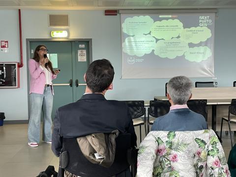 Maria Ferrara durante la seconda plenaria della Consulta Giovani
