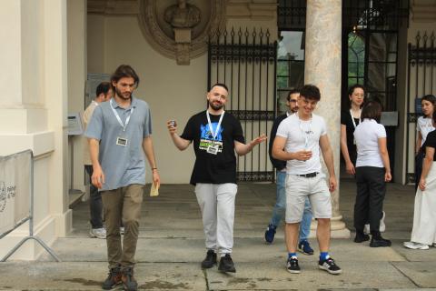 At Castello del Valentino