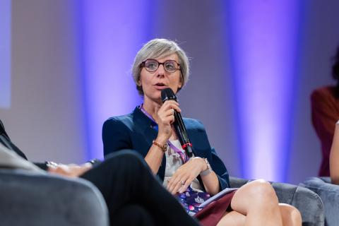 The speech by Vice-Rector Silvia Barbero