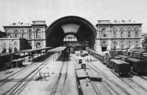 Stazione Porta Nuova anni 20 del Novecento