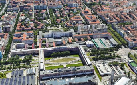 Sede Centrale del Politecnico vista dall'alto