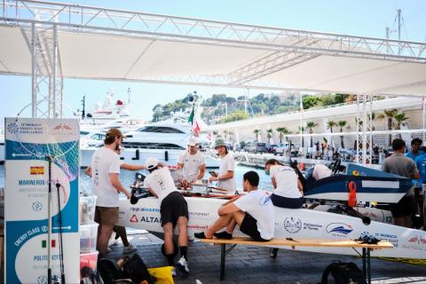 I preparativi della Monaco Energy Boat Challenge 