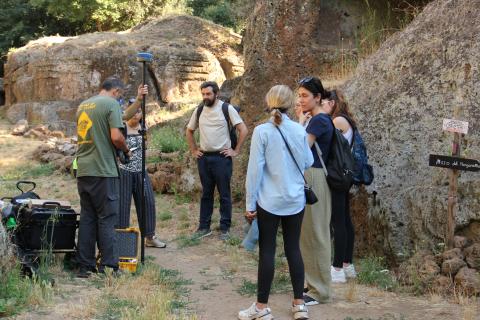 The team at the Necropolis