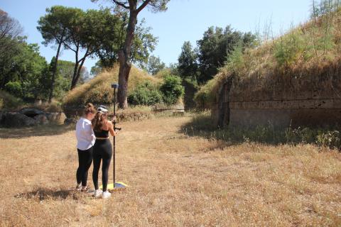 Team members during fieldwork