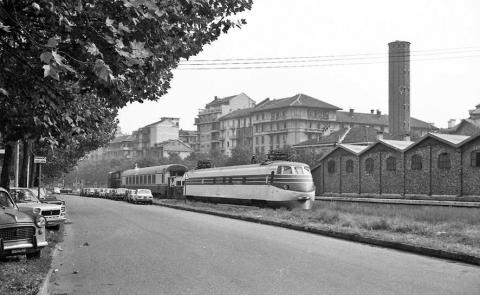 Prototipo Pendolino5 su corso Mediterraneo