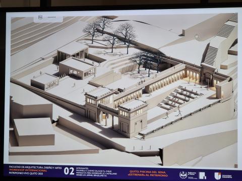 Render del progetto sul caso studio