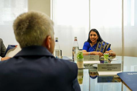 L'Ambasciatrice Vani Rao 