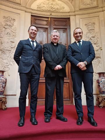 L'incontro con il nunzio apostolico in Argentina, monsignor Miroslav Adamczyk