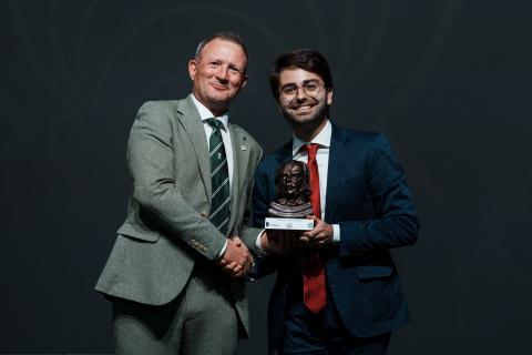 Nick Chittenden premia Simone De Feudis