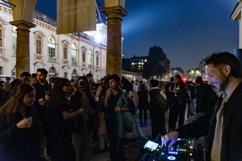 DJ set per la serata al Castello del Valentino