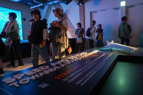 Prototype STRATOFLY MR3 at PoliTO exhibition