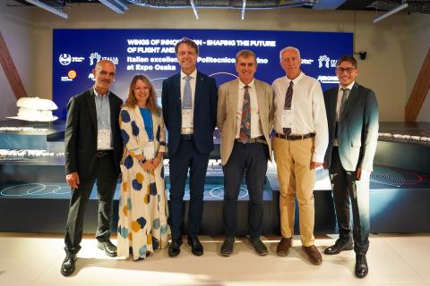 The speakers of the second PoliTO panel at Expo