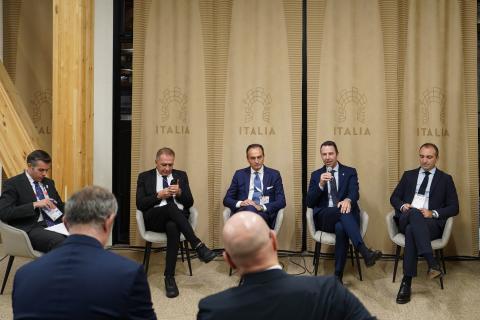 L'intervento del Rettore Corgnati