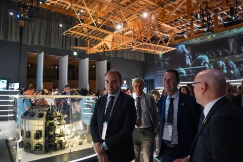 La delegazione del Piemonte visita l'esposizione