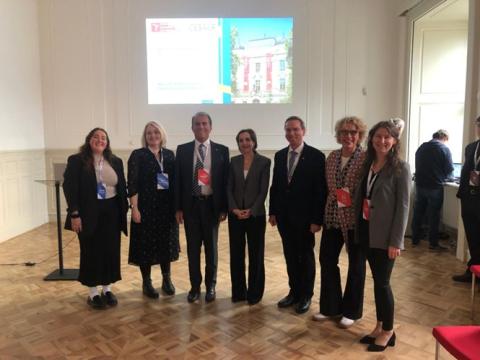 I partecipanti alla tavola rotonda con il rettore di BUT Ladislav Janiczek