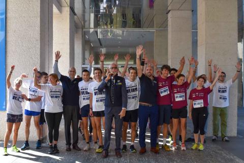 Alla partenza della Politour Run