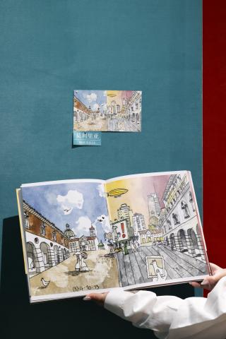 The watercolours inspired by "Città invisibili"
