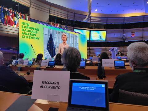 L'evento di premiazione al Parlamento Europeo di Bruxelles