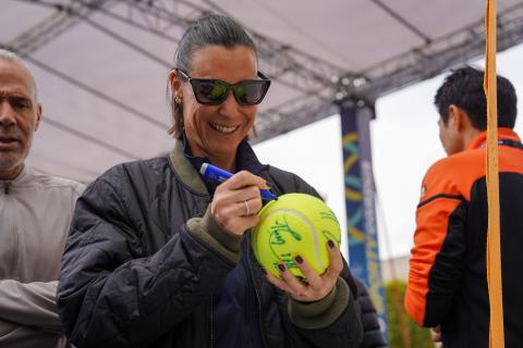 La campionessa Flavia Pennetta al Politecnico