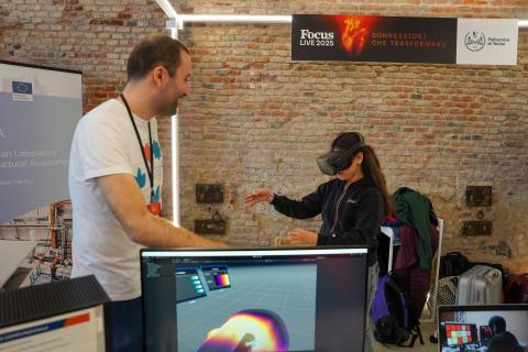 Attività con il visore VR