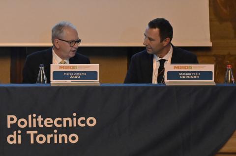 Il Rettore Corgnati in dialogo con il Presidente di FAPESP Marco Antonio Zago