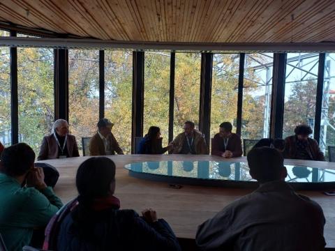 I partecipanti all’ASC “Sustainable Energy Transition: PoliTo–Latin America collaboration towards joint PhD initiatives” durante la visita a Envipark