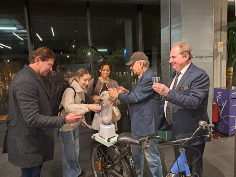 Progetto del frullatore per bicicletta modulare