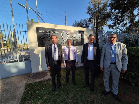 Visita a Novembre 2025 presso il Centre National de l’Energie, des Sciences et des Techniques Nucleaires (CNESTEN) a Rabat, in Marocco. Alla sinistra del prof. Zanino, il Dr. Moncef Benmansour, Director of Studies and Scientific Research del Centro
