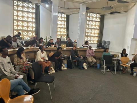 I partecipanti durante il corso