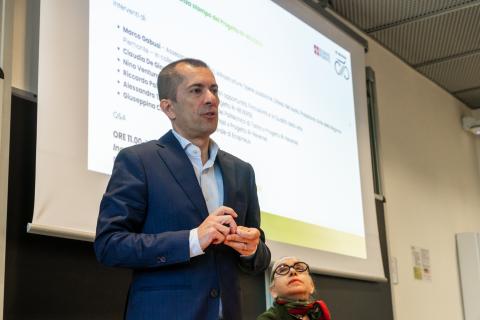 L'assessore regionale ai trasporti e infrastrutture della Regione Piemonte Marco Gabusi