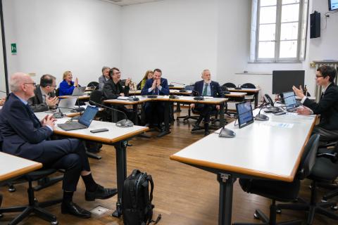 La delegazione PoliTO accolta dall'Università di Parma