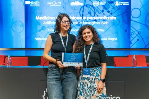 Vincitrici della categoria AI4Precision Oncology dei Best Poster Awards