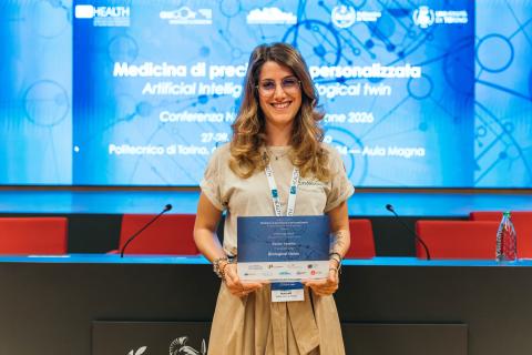 Vincitrice della categoria Biological Twin dei Best Poster Awards