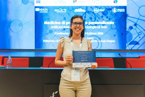 Vincitrice della categoria Digital Twin dei Best Poster Awards 
