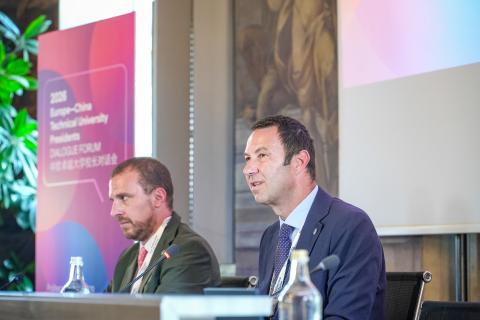 Institutional welcome by Rector Stefano Corgnati