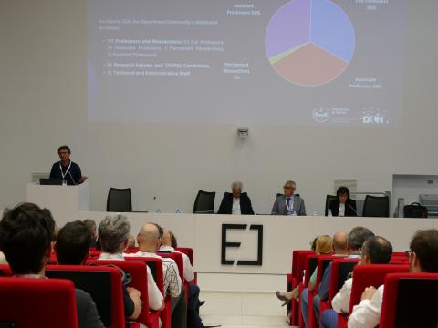 La sessione plenaria dell’evento “DAUIN incontra le aziende”, dedicata alla presentazione delle attività del Dipartimento e delle opportunità di collaborazione con il mondo industriale