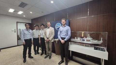 Visita della delegazione del Japan Hub presso il centro di ricerca nazionale JAMSTEC