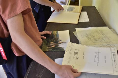 Lo studio dell'archivio conservato presso la tenuta