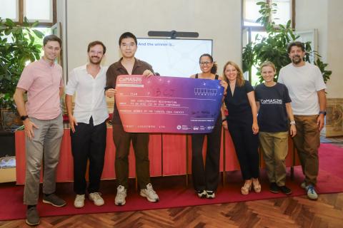 Il team vincitore del Contest of Ideas della Summer School CoMAS 2026