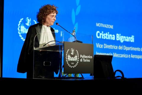 Cristina Bignardi, Vice Direttrice del Dipartimento di Ingegneria Meccanica e Aerospaziale-DIMEAS
