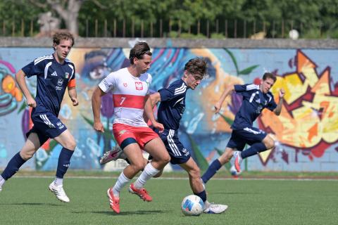 Azione di gioco, il Politecnico vs University of Rzeszów