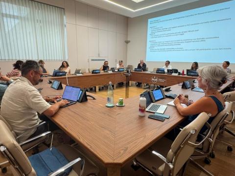 A moment from the WP3 coordination meeting