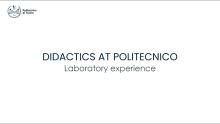 Ingegneria Elettronica. Didattica | Laboratory experience